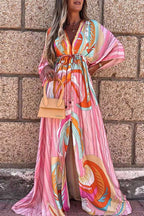 Maxi kaftankjole for kvinner