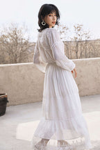 Kvinders boheme maxikjole til bryllupsgæster