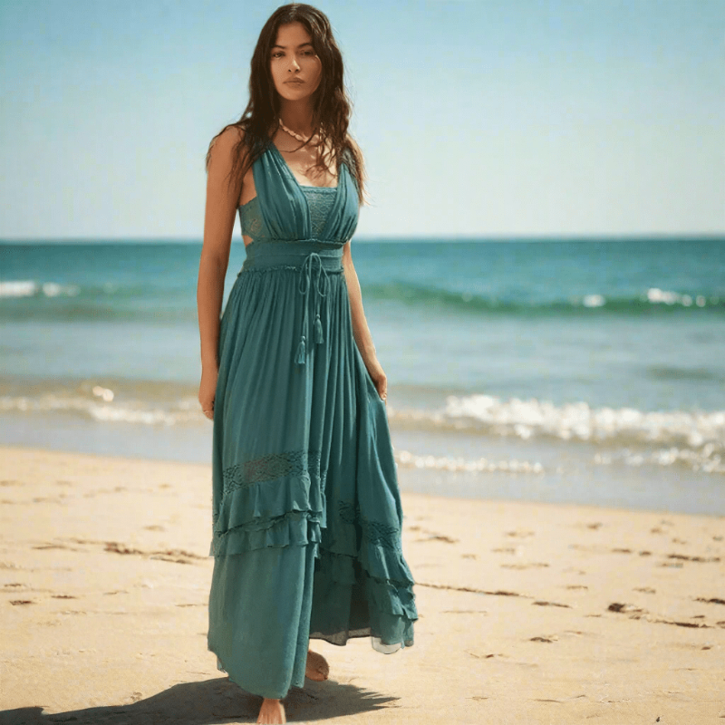 Women's Maxi Dress for Summer Beach Days-MODAUTLET