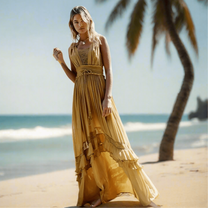Women's Maxi Dress for Summer Beach Days-MODAUTLET