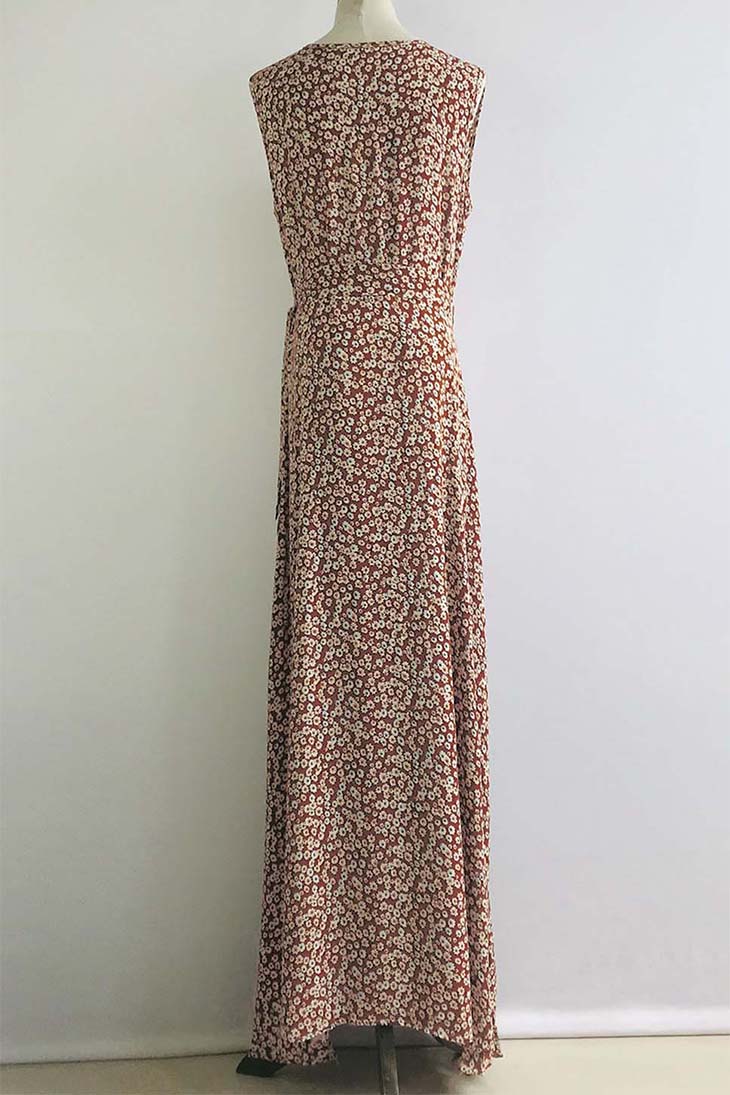 Women's Ditsy Floral Maxi Dress-MODAUTLET