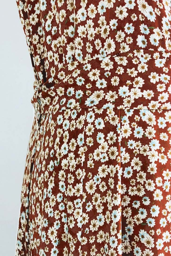 Women's Ditsy Floral Maxi Dress-MODAUTLET