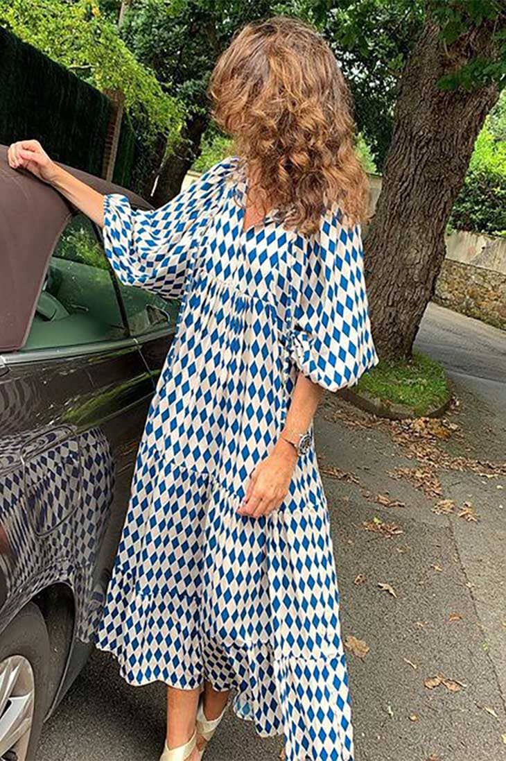 Women's Midi Dress for Fall-MODAUTLET
