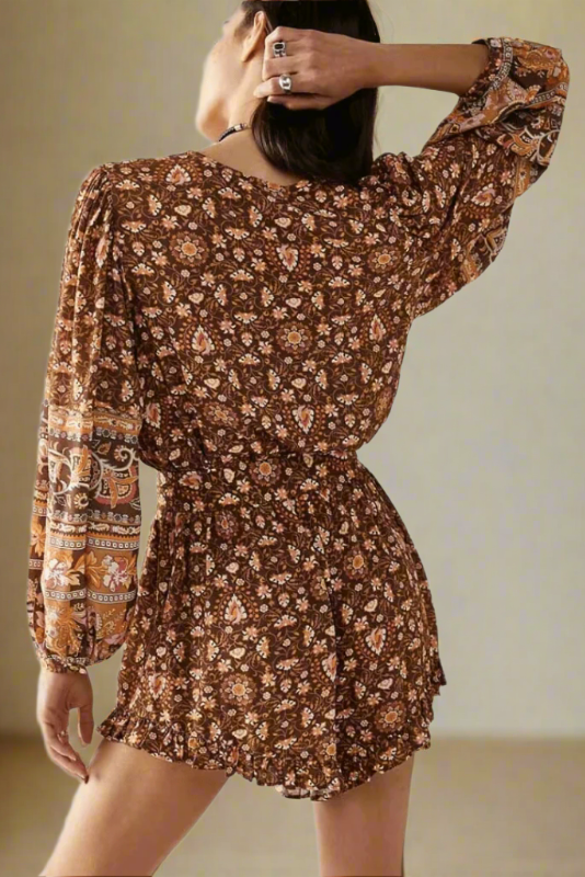 Women's Mini Dress Romper-MODAUTLET