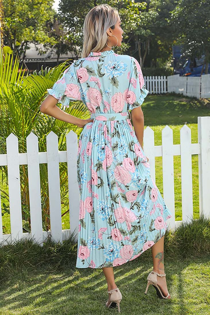 Women's Ruffle Maxi Dress-MODAUTLET