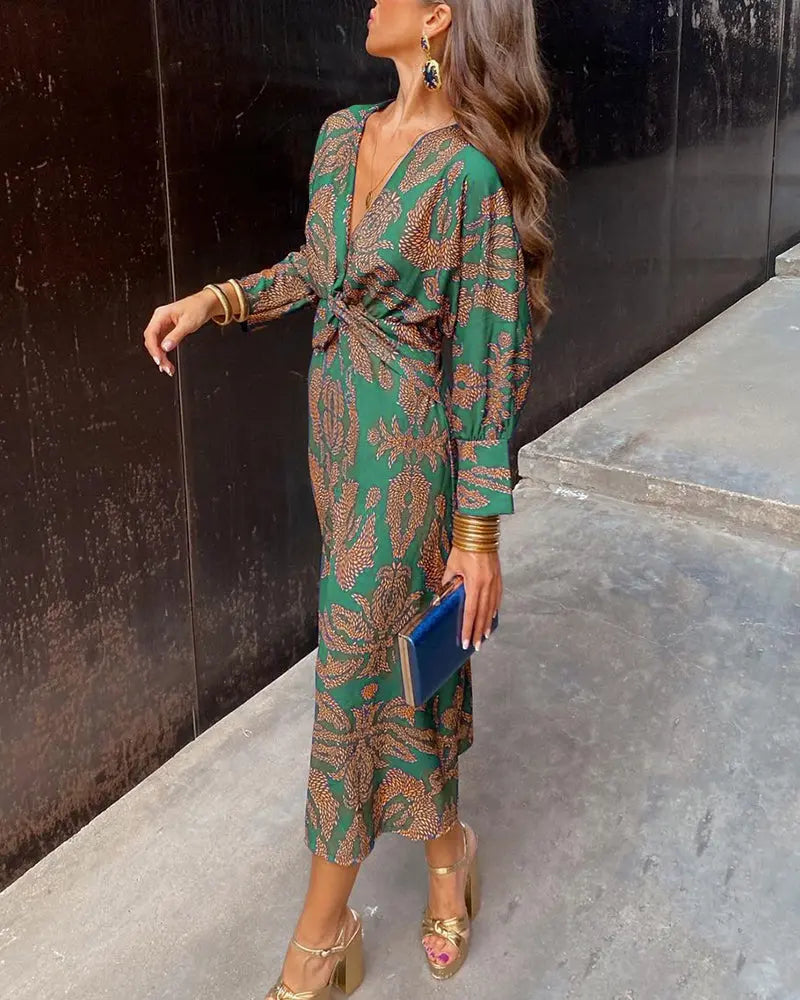 Women's Wrap Dress – Effortless Style & Comfort-MODAUTLET
