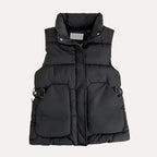 Down Cotton Vest for Ultimate Comfort Black
