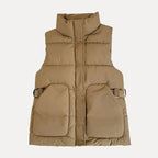 Down Cotton Vest for Ultimate Comfort Coffee