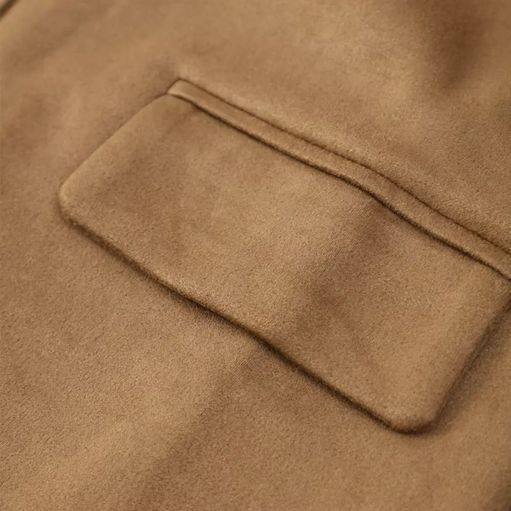 Brown Suede Jacket for Women