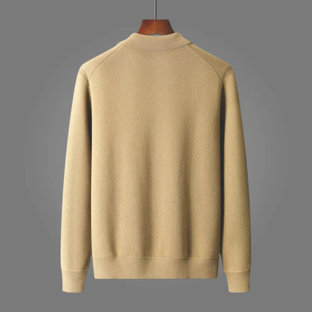 Button-Up Wool Cardigan for Women