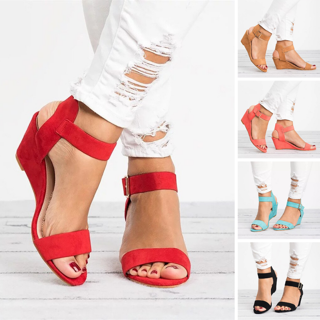 Women's Stylish Wedge Strap Sandals-MODAUTLET