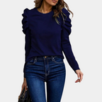 Audrey- Modern Blouse for Women Navy Blue