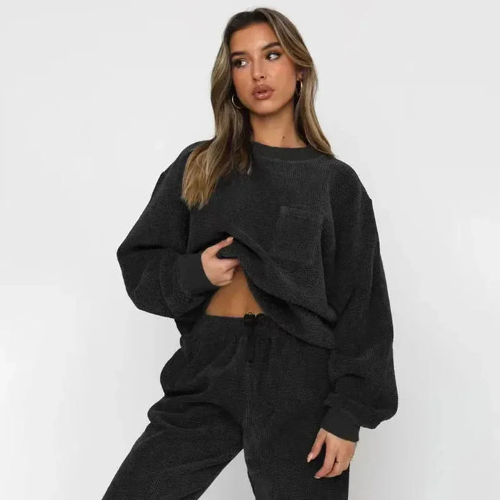 Cozy Corduroy Loungewear Set-MODAUTLET