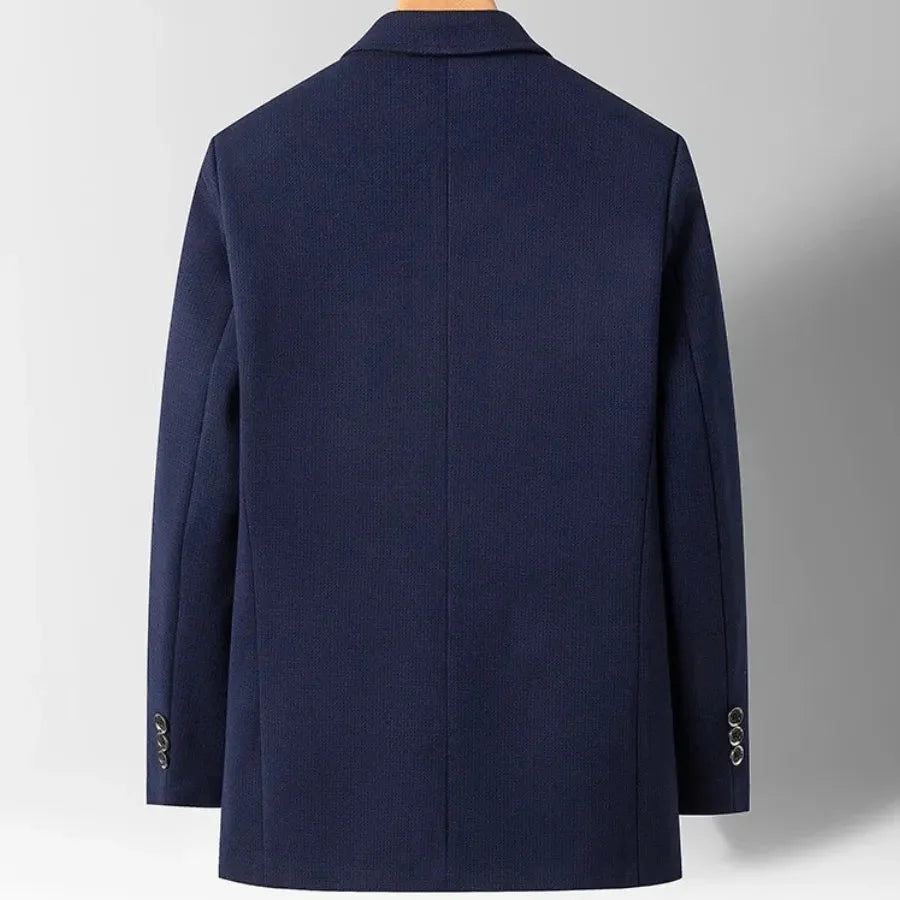 Tailored Wool Blazer for Men-MODAUTLET