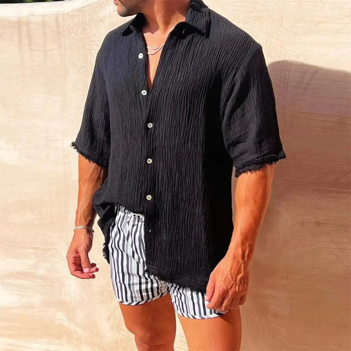 Canero Lightweight Linen Shirt-MODAUTLET