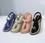 Women's Lightweight Strappy Flat Sandals