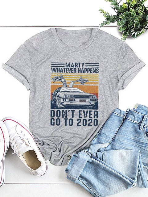Damen T-Shirt mit Rundhalsausschnitt und Grafikdruck