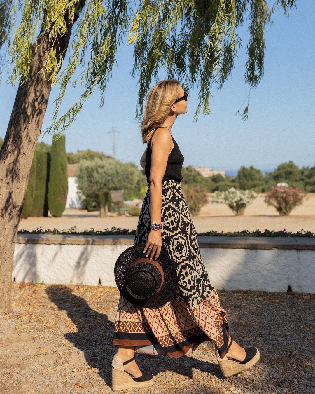 Women's Boho Style Maxi Skirt