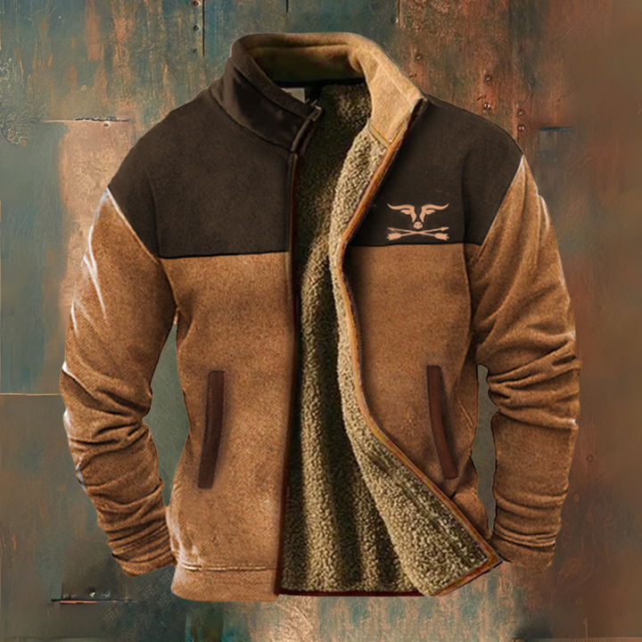Casual Fleece Jacket for Everyday Comfort Camel