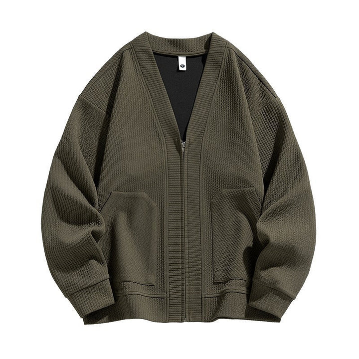 Casual Knit Cardigan Sweater for Men - Perfect for Daily Wear