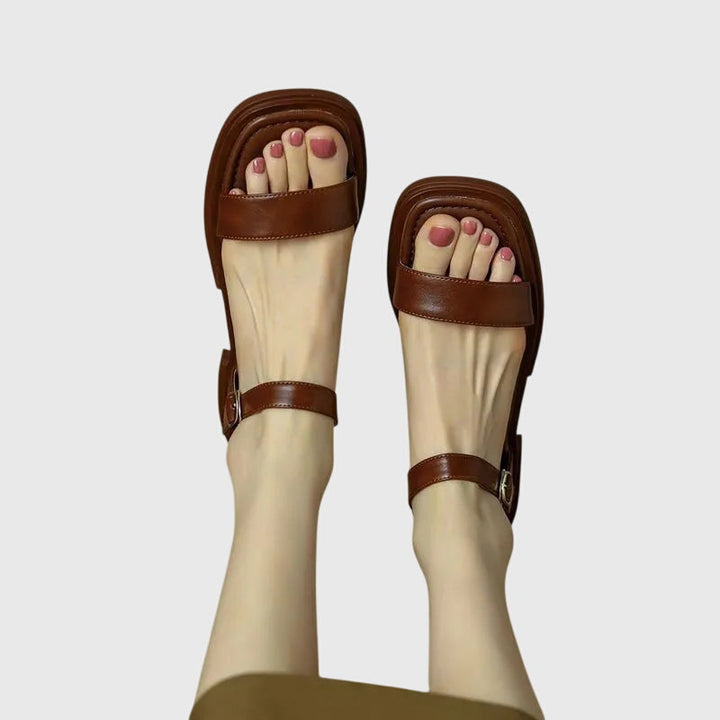 Celestia | Women's Orthopedic Leather Sandals-MODAUTLET
