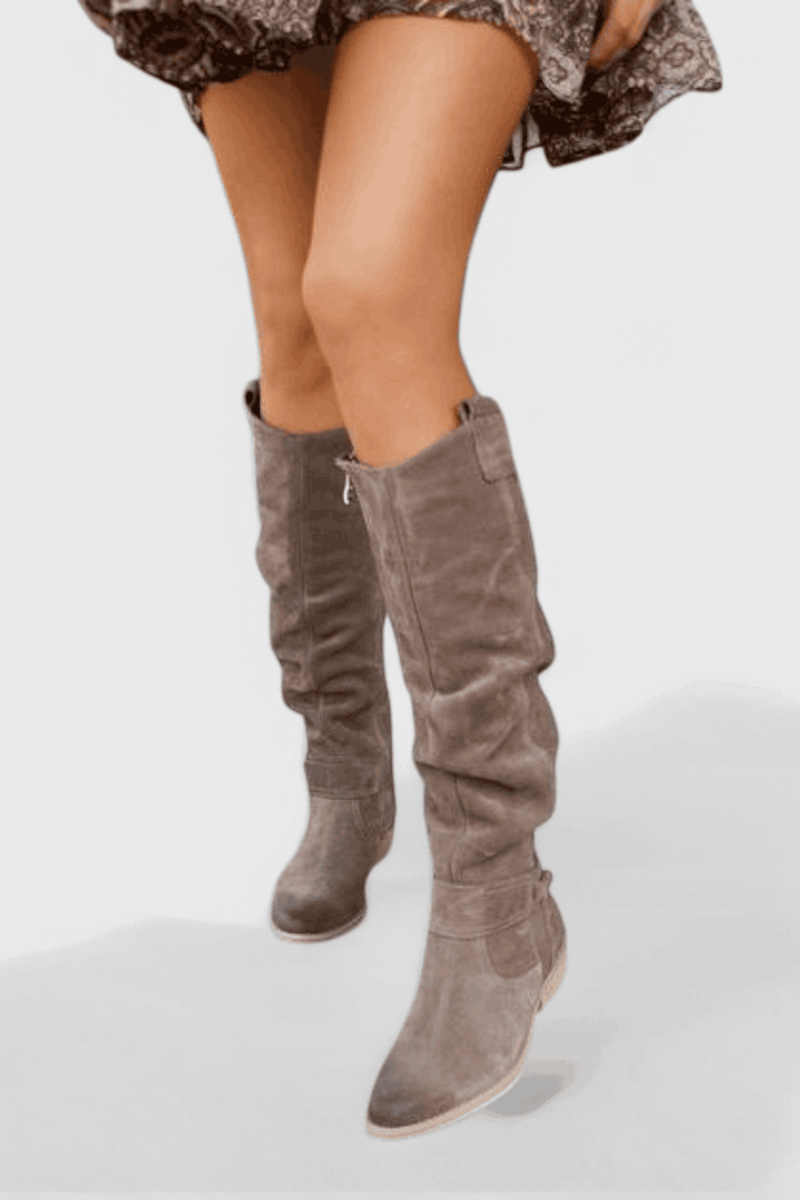 Celine Retro-Inspired High Boots
