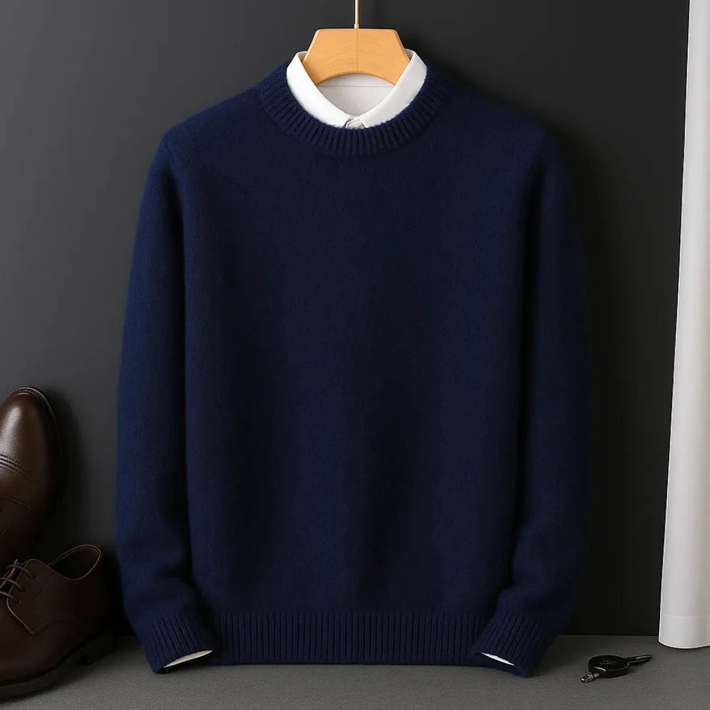 Premium Cotton Sweater for Ultimate Comfort Navy