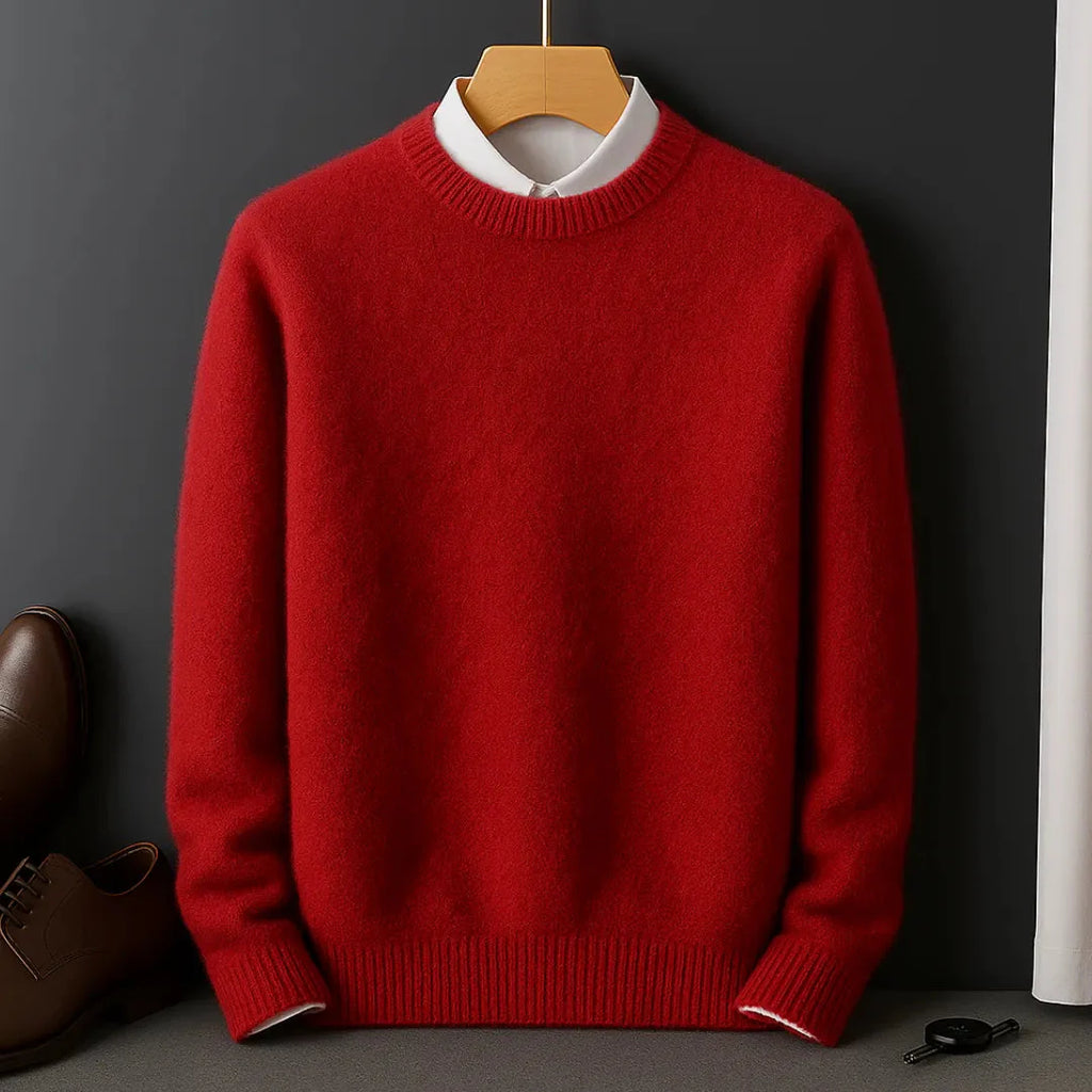 Premium Cotton Sweater for Ultimate Comfort Red