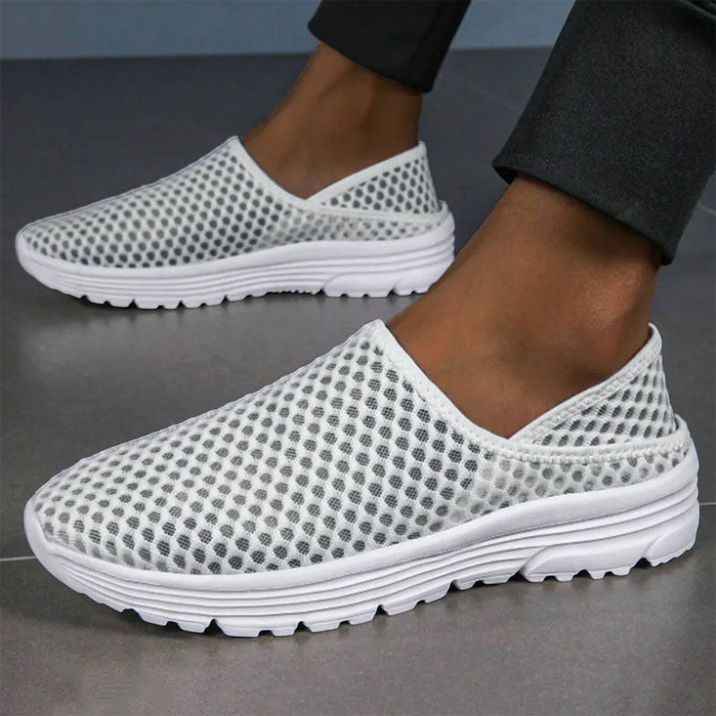 Chase | Men's Lightweight Slip-On Mesh Sneakers-MODAUTLET