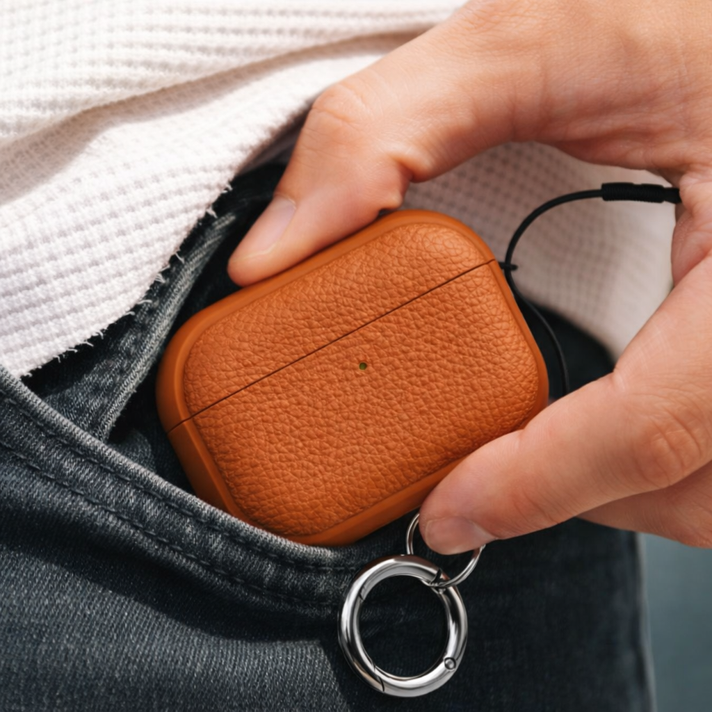 Premium Leather AirPods Case-MODAUTLET