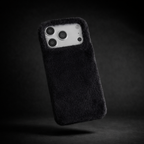 Stylish Fur iPhone Case Black