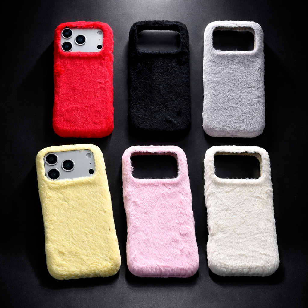 Stylish Fur iPhone Case-MODAUTLET