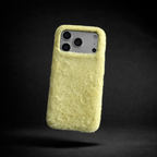 Stylish Fur iPhone Case Yellow