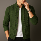 Men's Knit Cardigan - Monaco Style