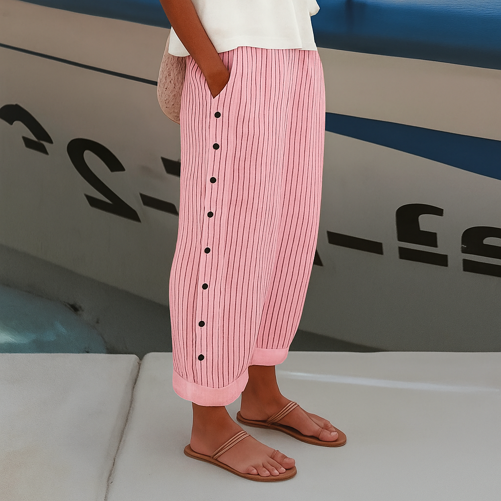 Women's Comfortable Pants with Side Pockets-MODAUTLET