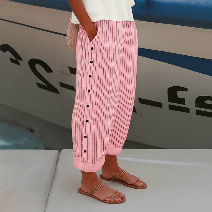 Women's Comfortable Pants with Side Pockets-MODAUTLET
