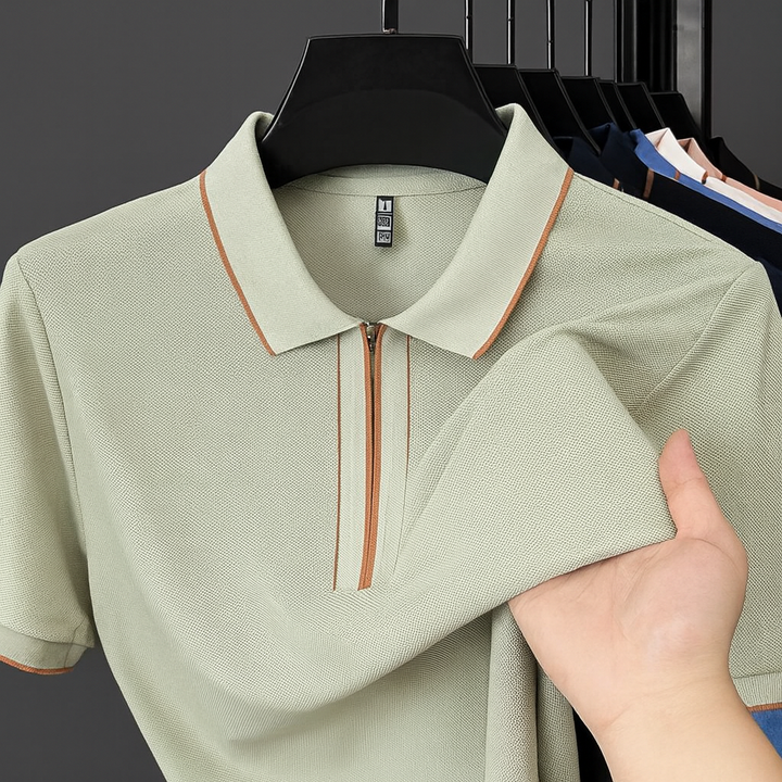 Men's Pinehurst Zipline Performance Polo-MODAUTLET