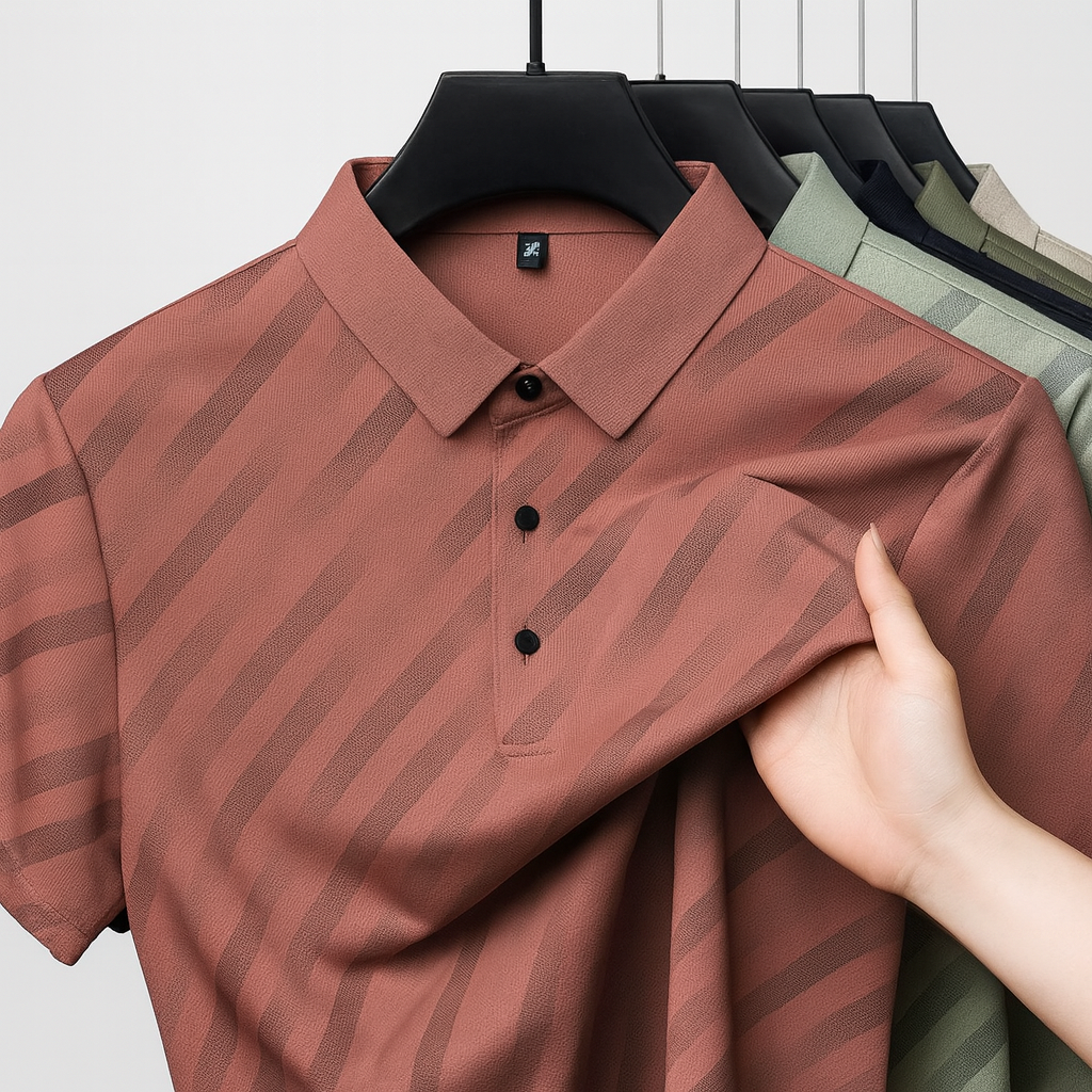 Men's Retro Pinehurst Polo Shirt-MODAUTLET
