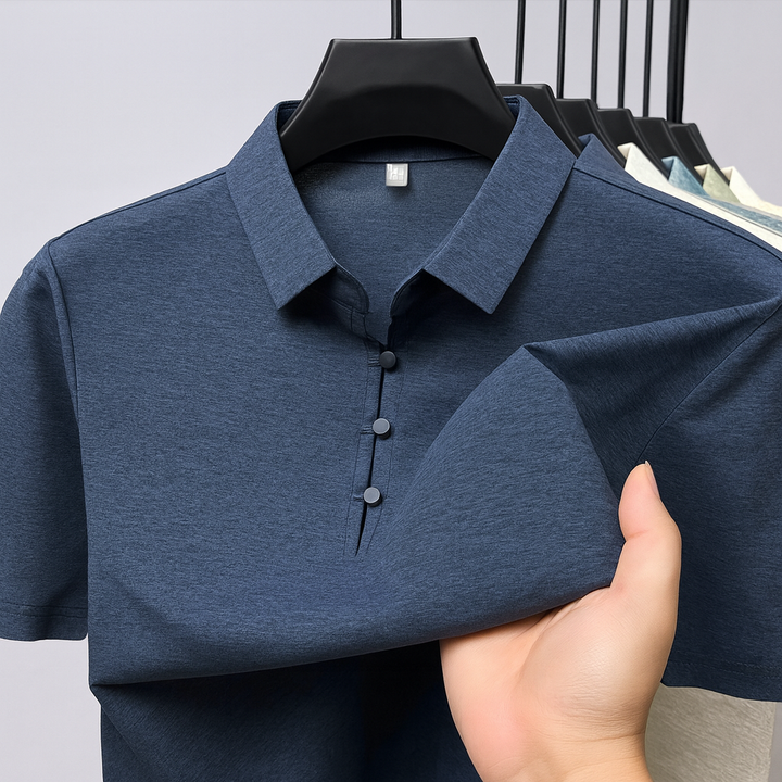 Men's Placket Polo Shirt - Cloverdale Style-MODAUTLET
