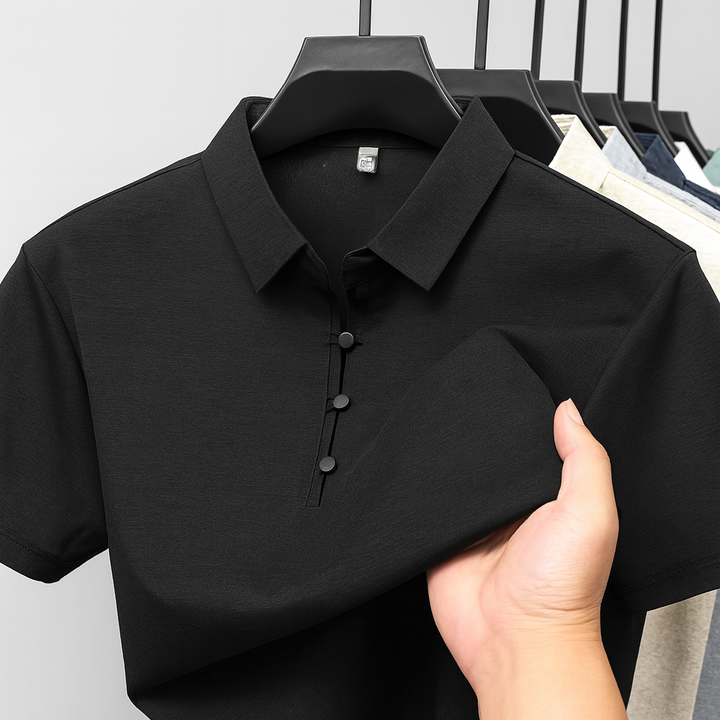 Men's Placket Polo Shirt - Cloverdale Style-MODAUTLET