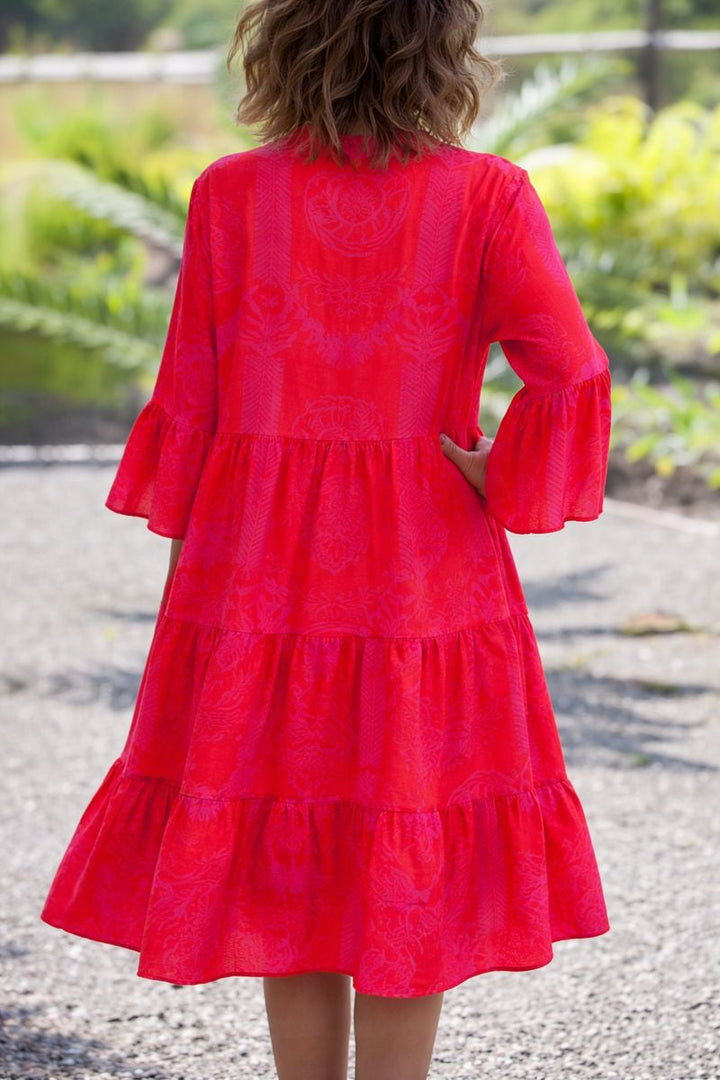 Daisy | Vestido midi holgado bohemio para mujer