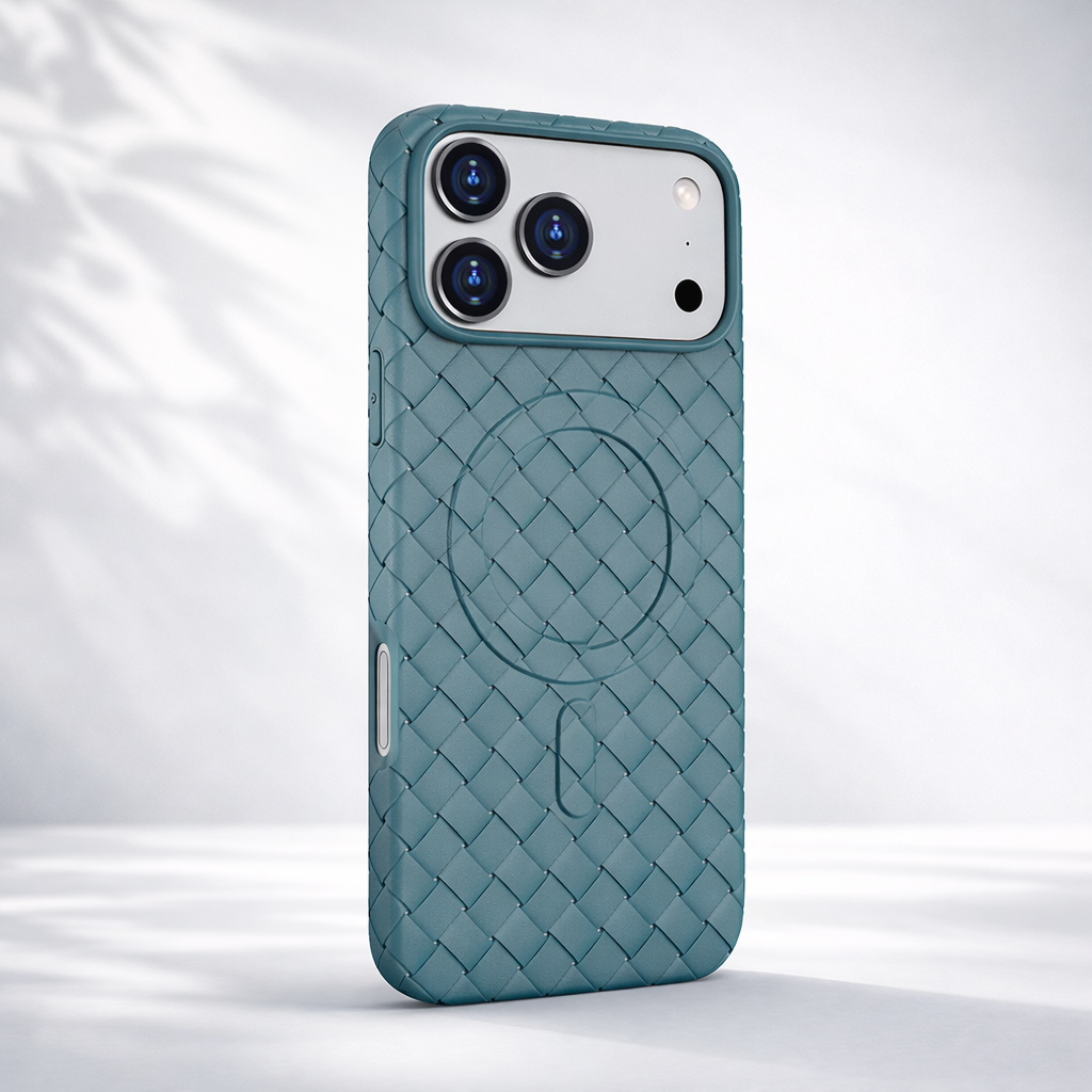 Durable Woven iPhone Case for Ultimate Protection Green
