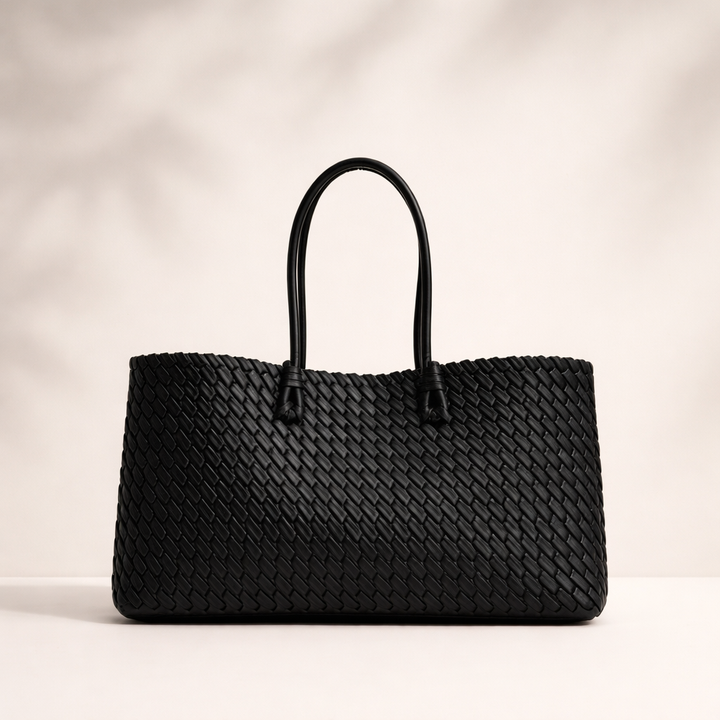 Stylish Woven Tote Bag - Brooklyn Inspired-MODAUTLET