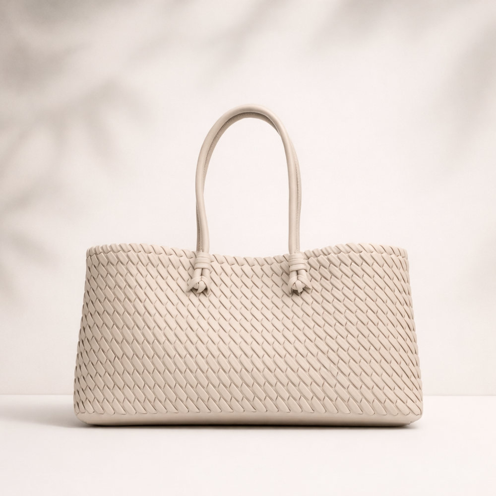 Stylish Woven Tote Bag - Brooklyn Inspired-MODAUTLET