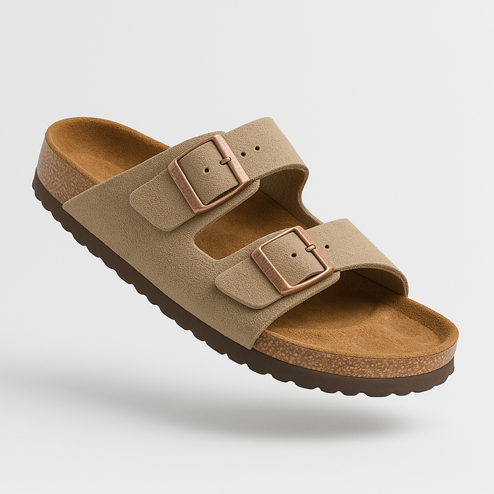 Women's Echo Support Suede Sandals – Orthopedic Comfort Clogs-MODAUTLET