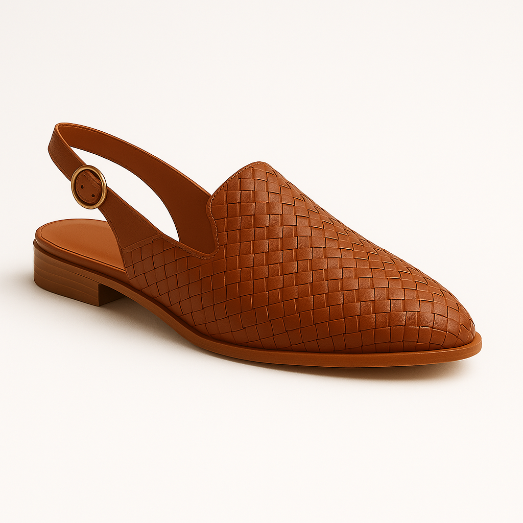 Women's Elegant Low Heel Slip-On Loafers-MODAUTLET