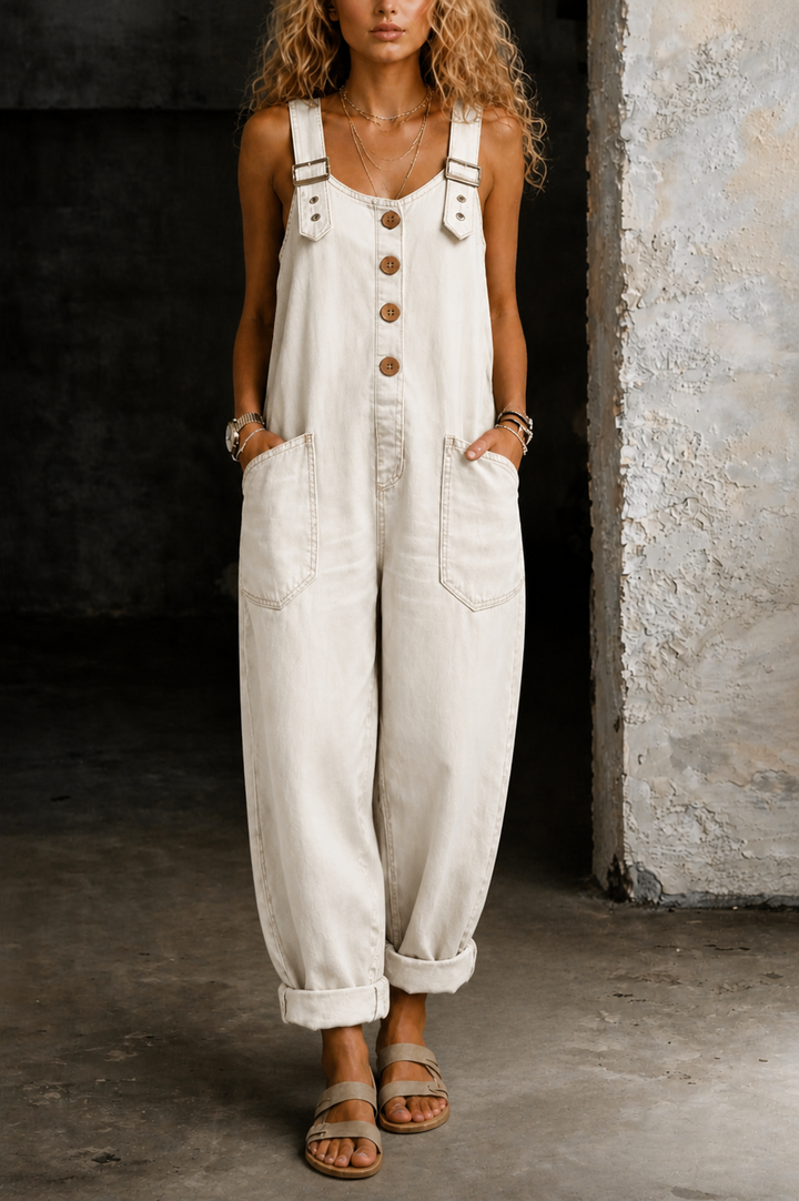 Moxelle | Denim-Latzoverall für Damen