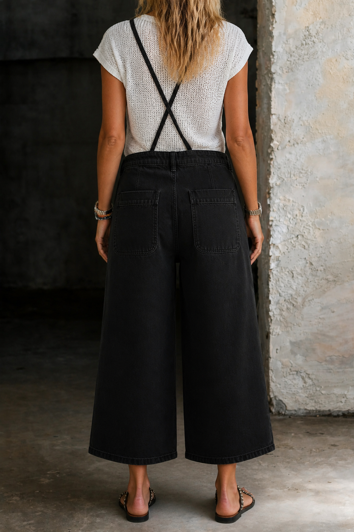 Elizabeth | Jumpsuit til kvinder med brede ben og seler
