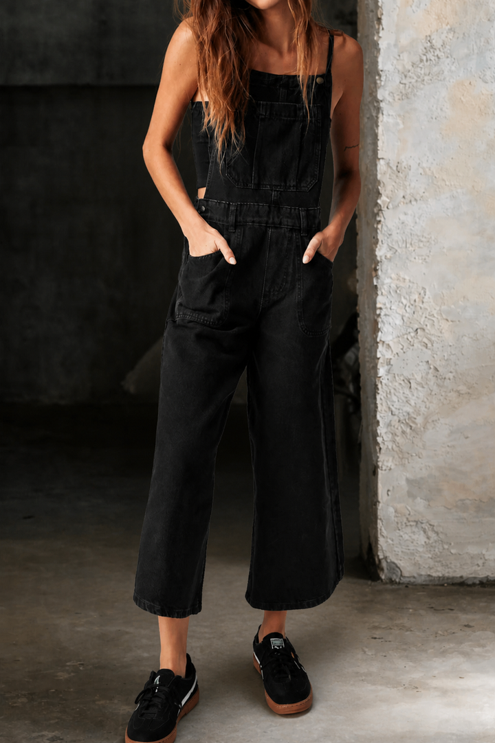 Elizabeth | Jumpsuit til kvinder med brede ben og seler