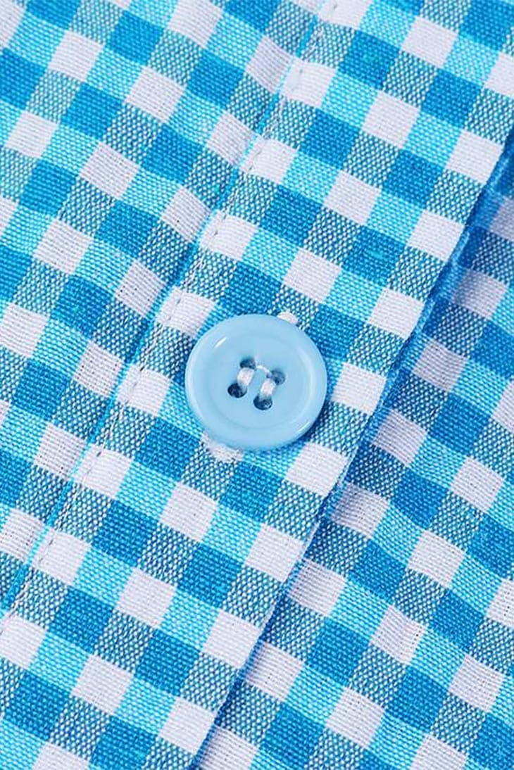 Vestido Maxi Boho às Quadrículas para Mulher